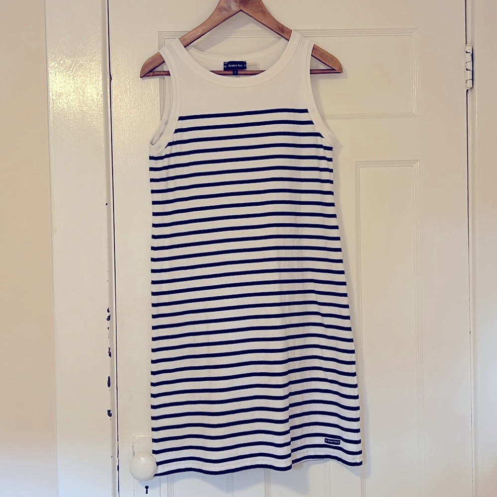 Armor Lux tank dress heavy jersey cotton